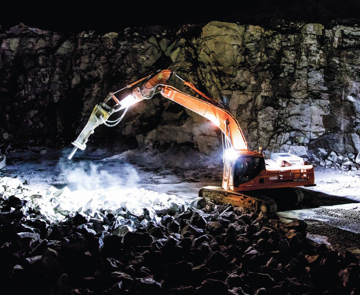 Mining Lights Excavator